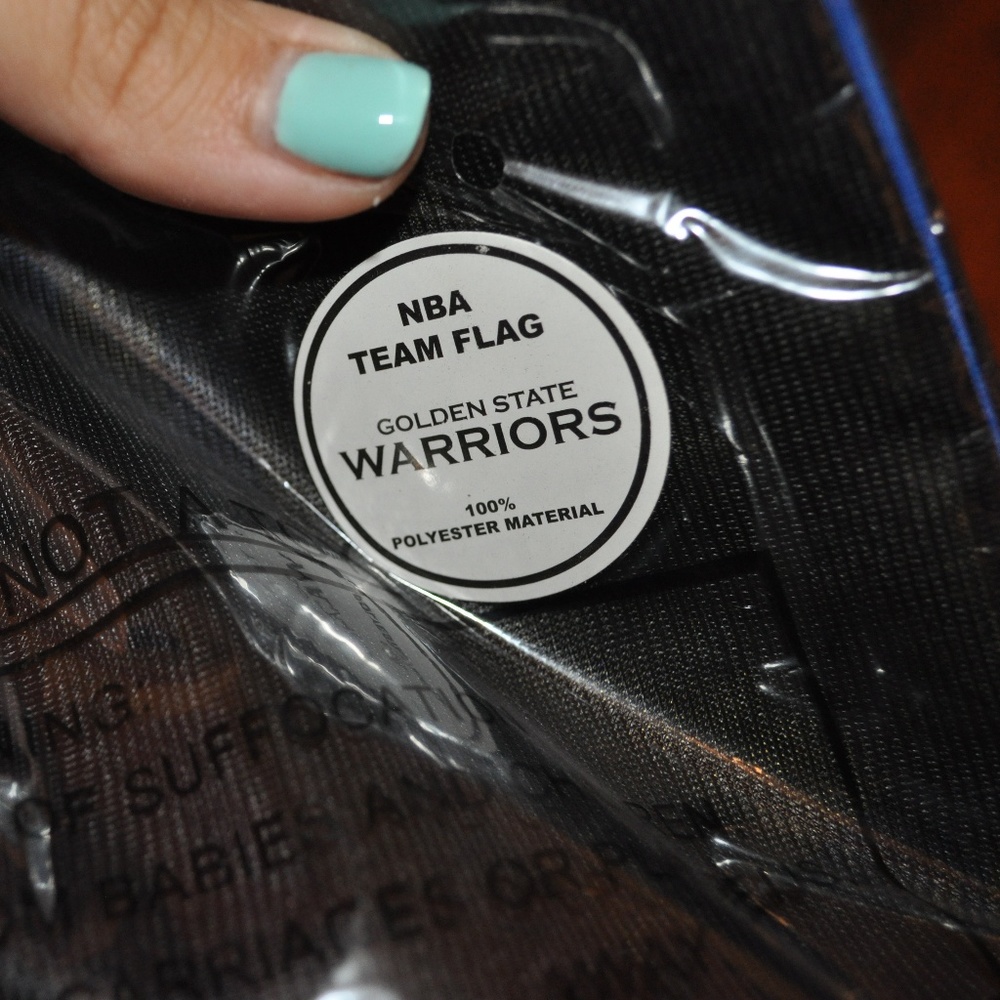 NBA WARRIORS TEAM FLAG